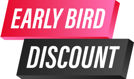 Early Bird Special discount sale